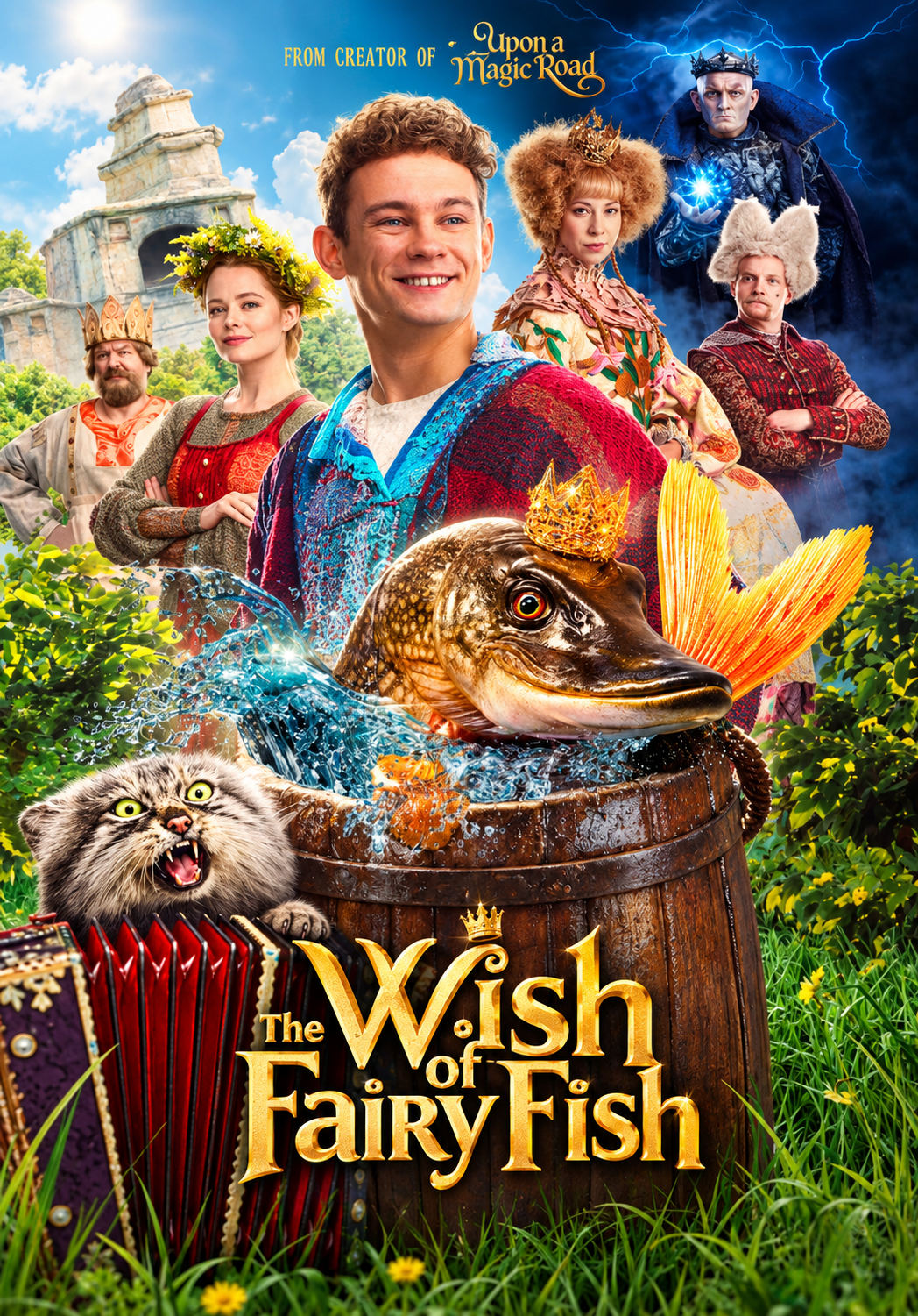 The Wish of the Fairy Fish (2023) (Hindi + Russian) Dual Audio Hollywood Movie HD ESub